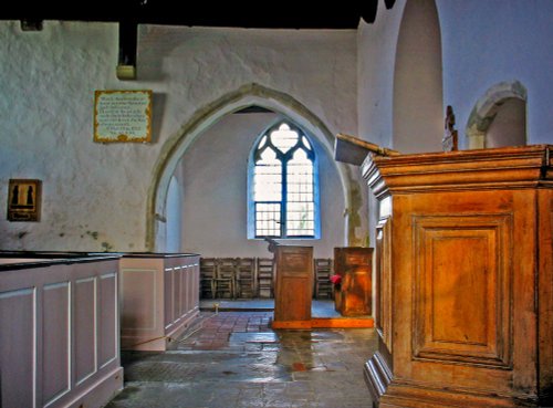 Interior of the Church of St Clements, Old Romney