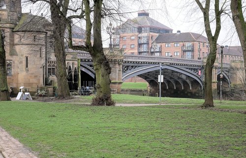 Lendal Bridge, from the Museum Gardens