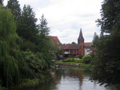 The mill stream at Whitchurch-on-Thames