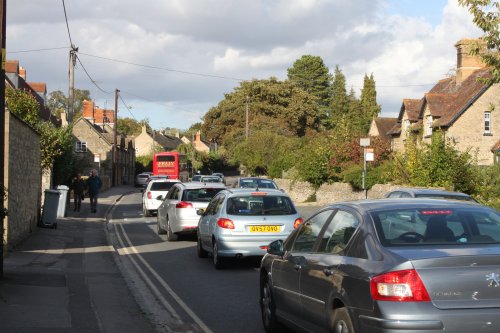The busy main road through Bladon
