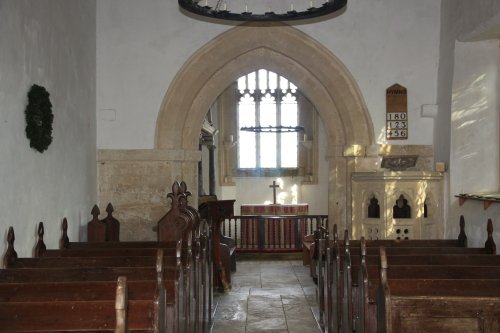The interior of St. Philip's Church