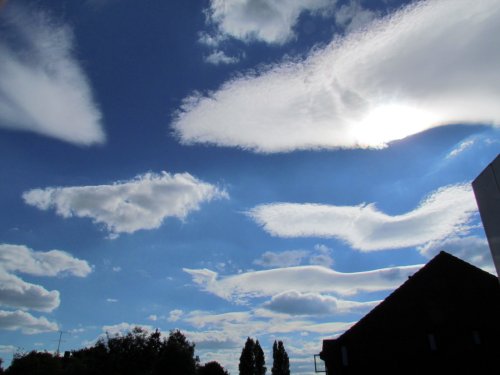 clouds above eastcote village