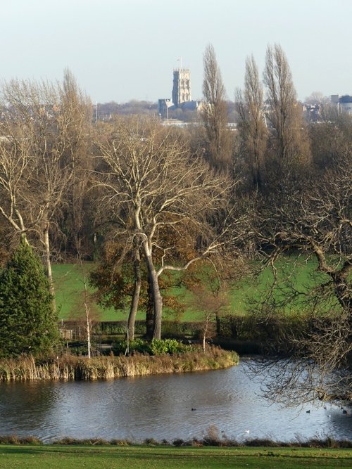 Doncaster Minster from Cusworth Park