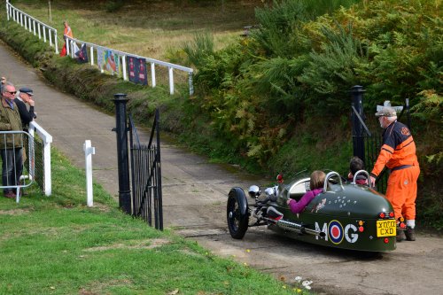 Modern 3-wheeler Ready to Blast off Up the Brooklands Hill