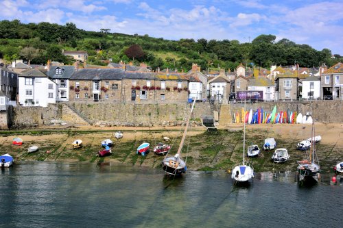 Mousehole Harbour & the Ship Inn on the Quayside