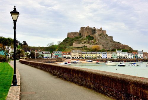 On Jersey's East Coast is Mont Orgueil Castle, Viewed Here from the Gorey Coast Road