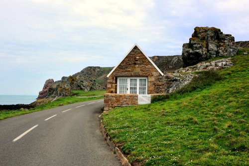 House With a View at Grosnez in the Northwest of Jersey