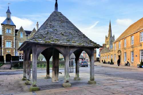 Oakham's Old Water Pump in the Market Square