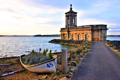 Normanton Church View with Boat