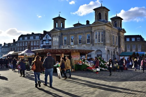Kingston Market on a Sunny Winter's Afternoon