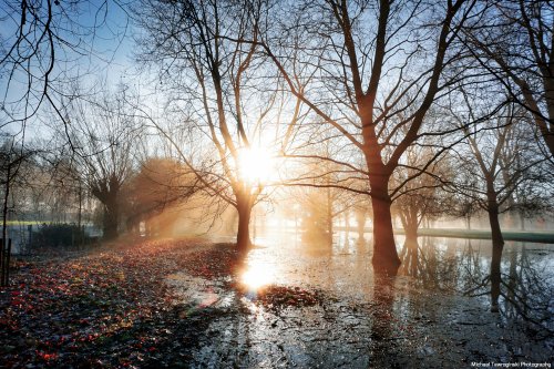 Flooded Eton College Parks