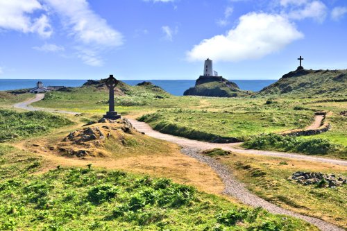 The St Dwynwen Crosses on the Llanddwyn Peninsular
