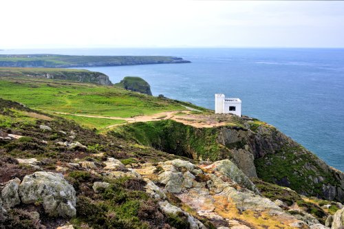 Elin's Tower on Holy Island, Anglesey
