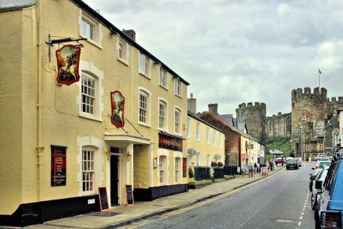 Castle Street in Conwy