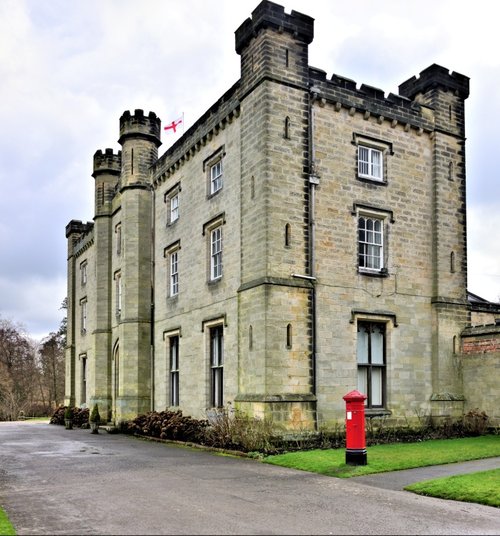 Chiddingstone Castle and its Post Box