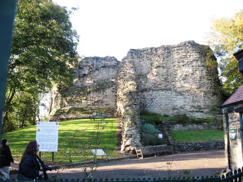 Entering Pontefract Castle