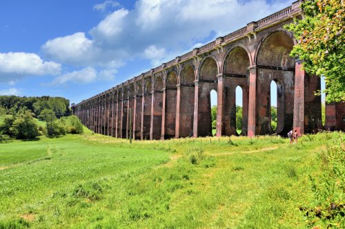 General View of the Ouse Valley Viaduct in Sussex