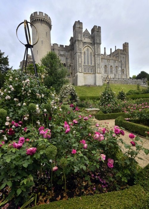 The Rose Garden at Arundel Castle