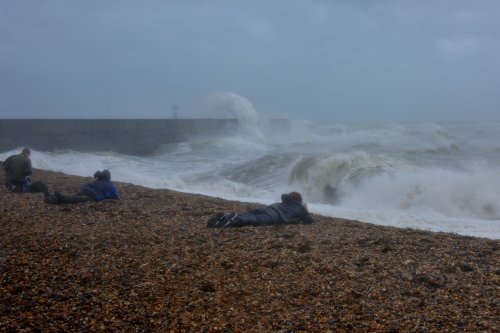 This Storm was gusting at 60mph, Making it Difficult to Photograph