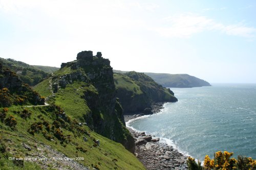 Cliff walk near Valley of Rocks