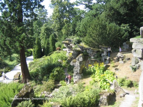 The rockery at Chatsworth House