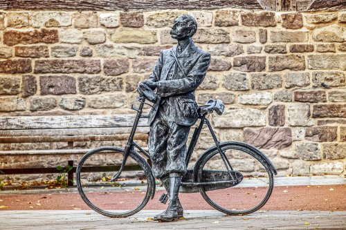 Statue of Sir Edward Elgar, Cathedral Green, Hereford