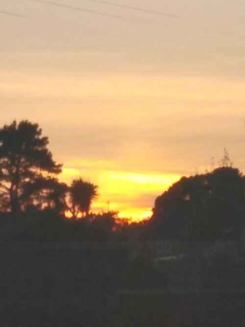 NIce sunset over Christchurch