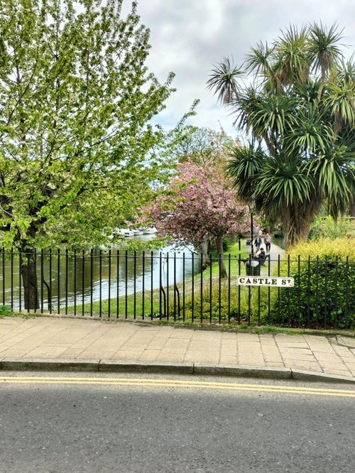 Beautiful riverside scene in Christchurch