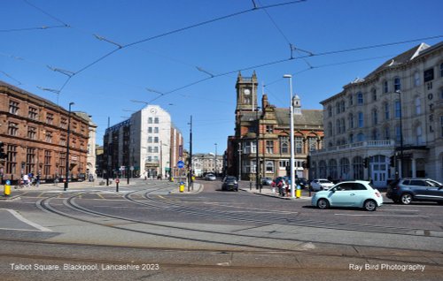 Talbot Square, Blackpool, Lancashire 2023
