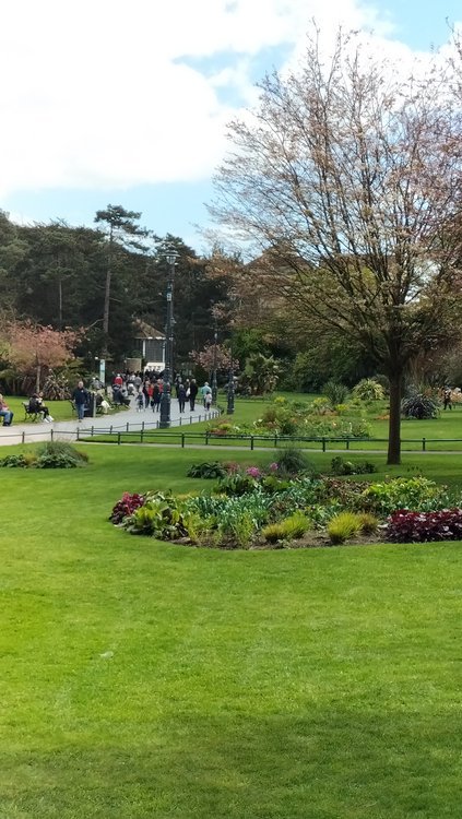 View of the Lower Gardens in Bournemouth