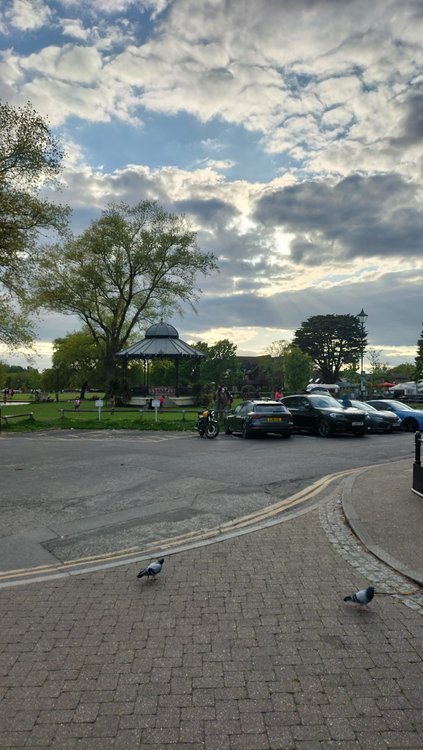 The bandstand on Town Quay in Christchurch
