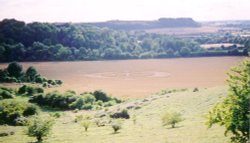Crop Circles at Barton Le Clay Wallpaper