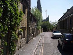 A picture of Burford Church Wallpaper