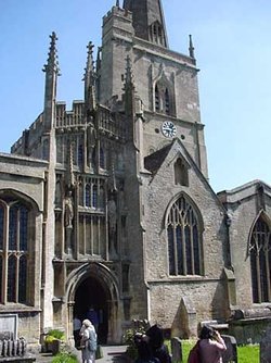 The wonderful Burford Church. Well worth a visit