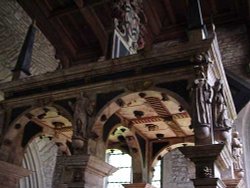The top canopy of the North Chancel Chapel Wallpaper