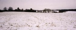 Winter view of 'The old church' Clophill