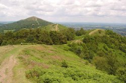 The Malvern Hills in Worcestershire Wallpaper