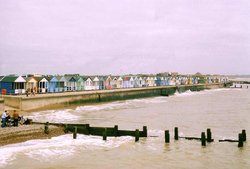 Southwold Beach huts Wallpaper