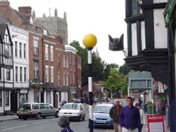 Church Street in Tewkesbury Wallpaper