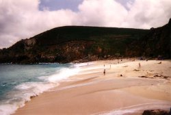 An unnamed beach near St Ives, Cornwall Wallpaper