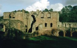 The ruins of Furness Abbey, near Barrow in Furness. Wallpaper