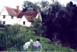 Flatford Mill, (a favourite location of the artist Constable) Wallpaper