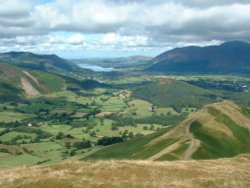 View from Catbells near Keswick (Derwentwater) Wallpaper