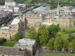 Durham Castle from Cathedral Tower Wallpaper