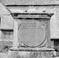 Duntisbourne Rous - tomb of Elizabeth Boulton Wallpaper