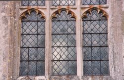 Church windows, Gazeley Wallpaper
