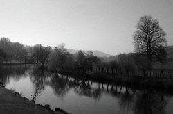 Countryside by Chatsworth house Wallpaper