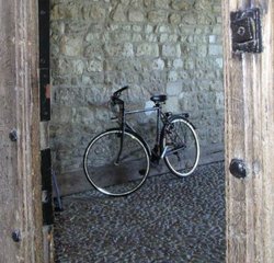 Cloistered bike Wallpaper