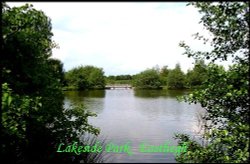View of the bridge Lakeside country Park Eastliegh Wallpaper