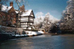 Packet House in Winter Wallpaper